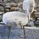 Chaise moumoute vintage