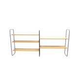Vintage wall rack / wall system with bookshelves from the 60s
