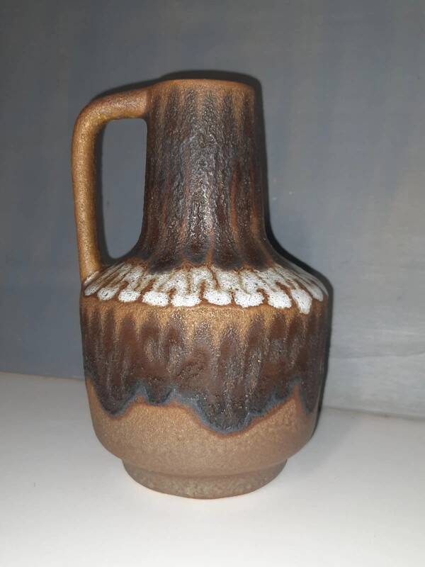 Fat Lava Ceramic Pitcher 4073 - Germany 1970s - VEB Haldensleben Vintage