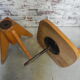 2 chaises en bois studio
