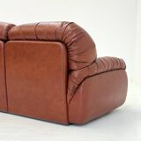 Vintage design sofa from Poltrona in imitation leather