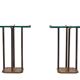 Stunning pair Peter Ghyczy T18 Side Tables 1970s