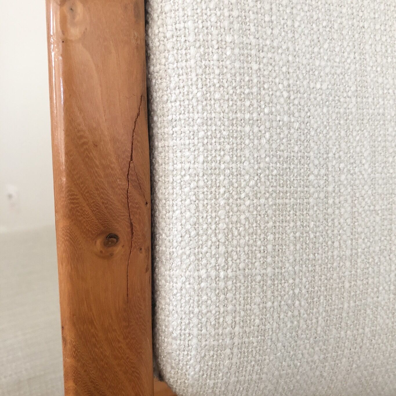6 restored Maison Regain elm chairs
