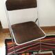 Lot de 4 chaises pliantes en velours