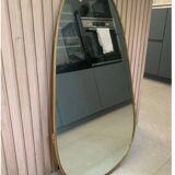 Brass mirror