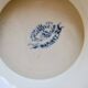 Antique Gien compote dish model Marines - 19th century - Blue marine landscape decoration