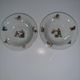 2 bowls of porridge child porcelain of Limoges art deco period