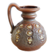 Brown ceramic vase with handle, 1970s, Austria