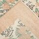Tapis en laine et coton à décor floral