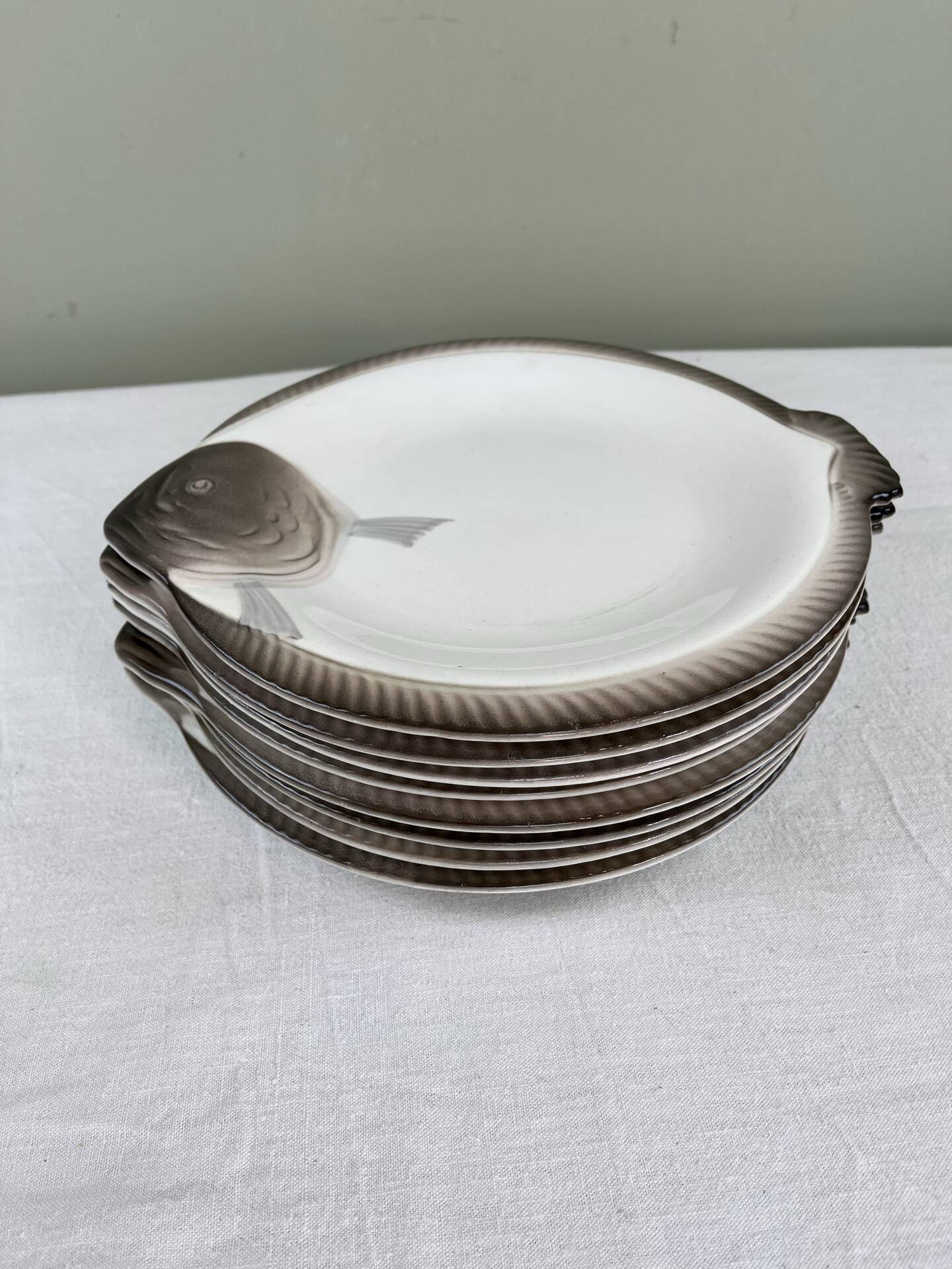 Fish plates Longwy