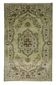 Tapis Oushak Ancien – Vert Sauge & Motifs Floraux, 179 x 281 cm
