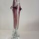 Art vase by designer Joseph Hospodka in authentic Bohemian crystal.
