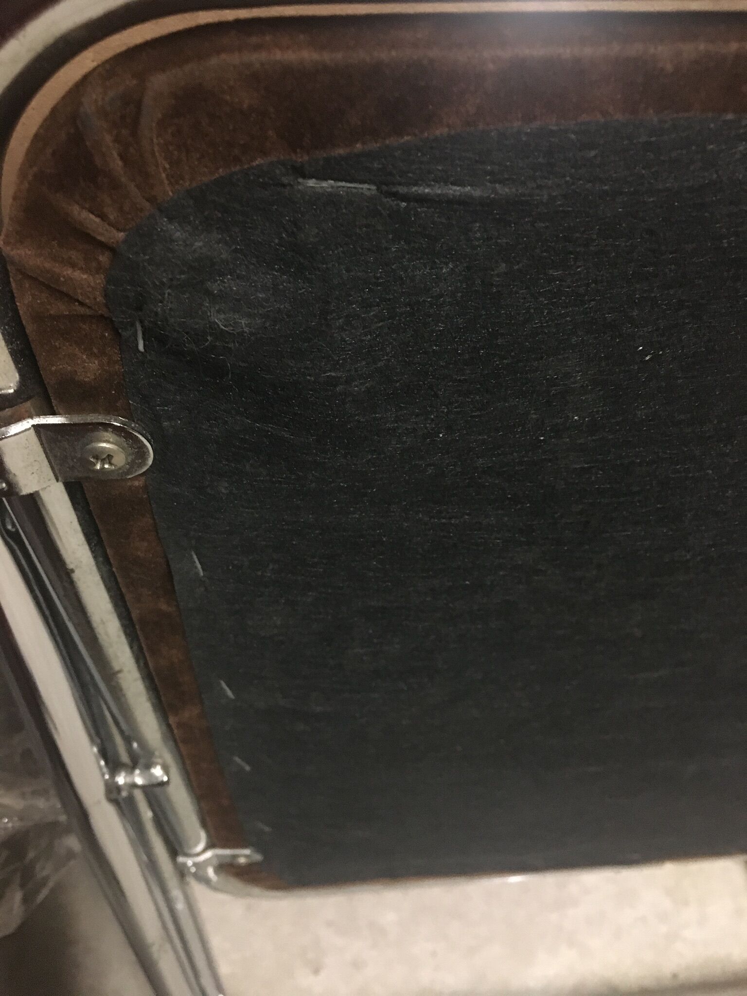 Lot de 4 chaises pliantes en velours