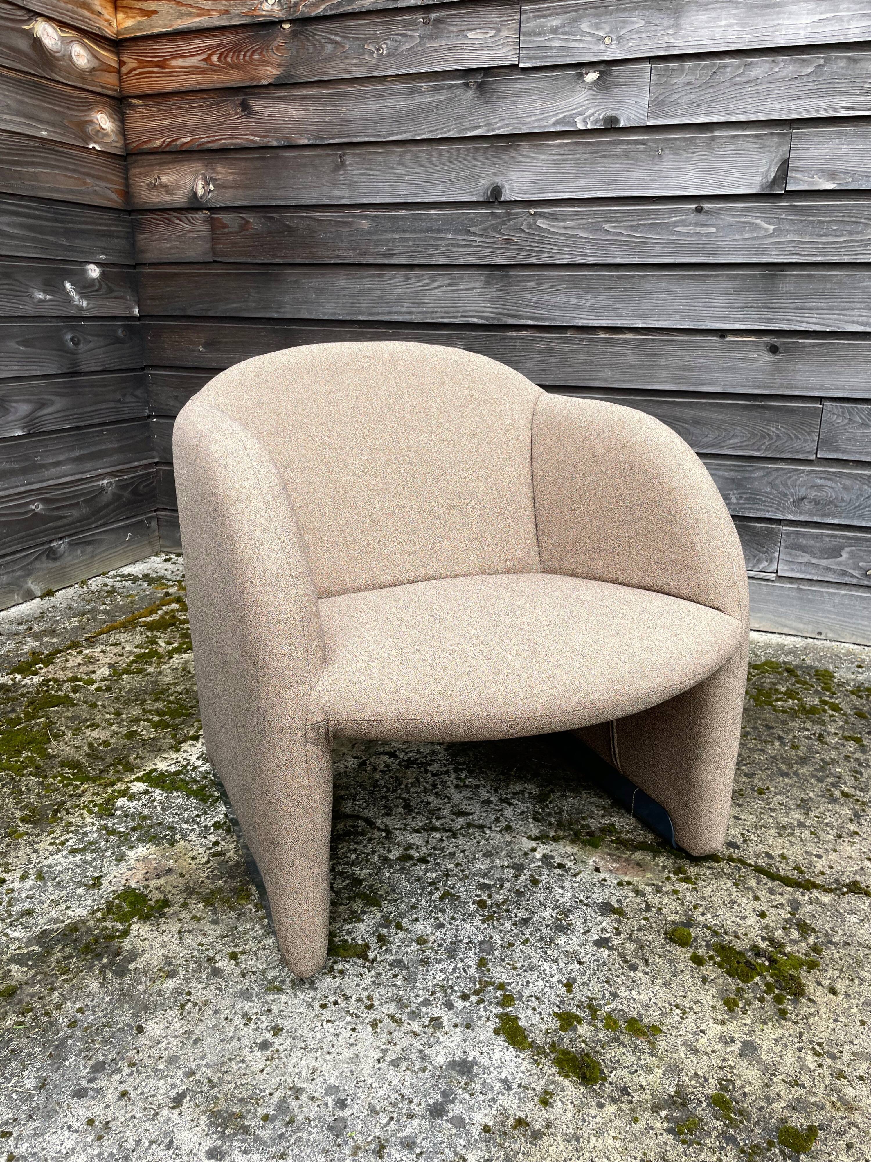 “Ben” armchair by Pierre Paulin for Artifort with LVMH fabric