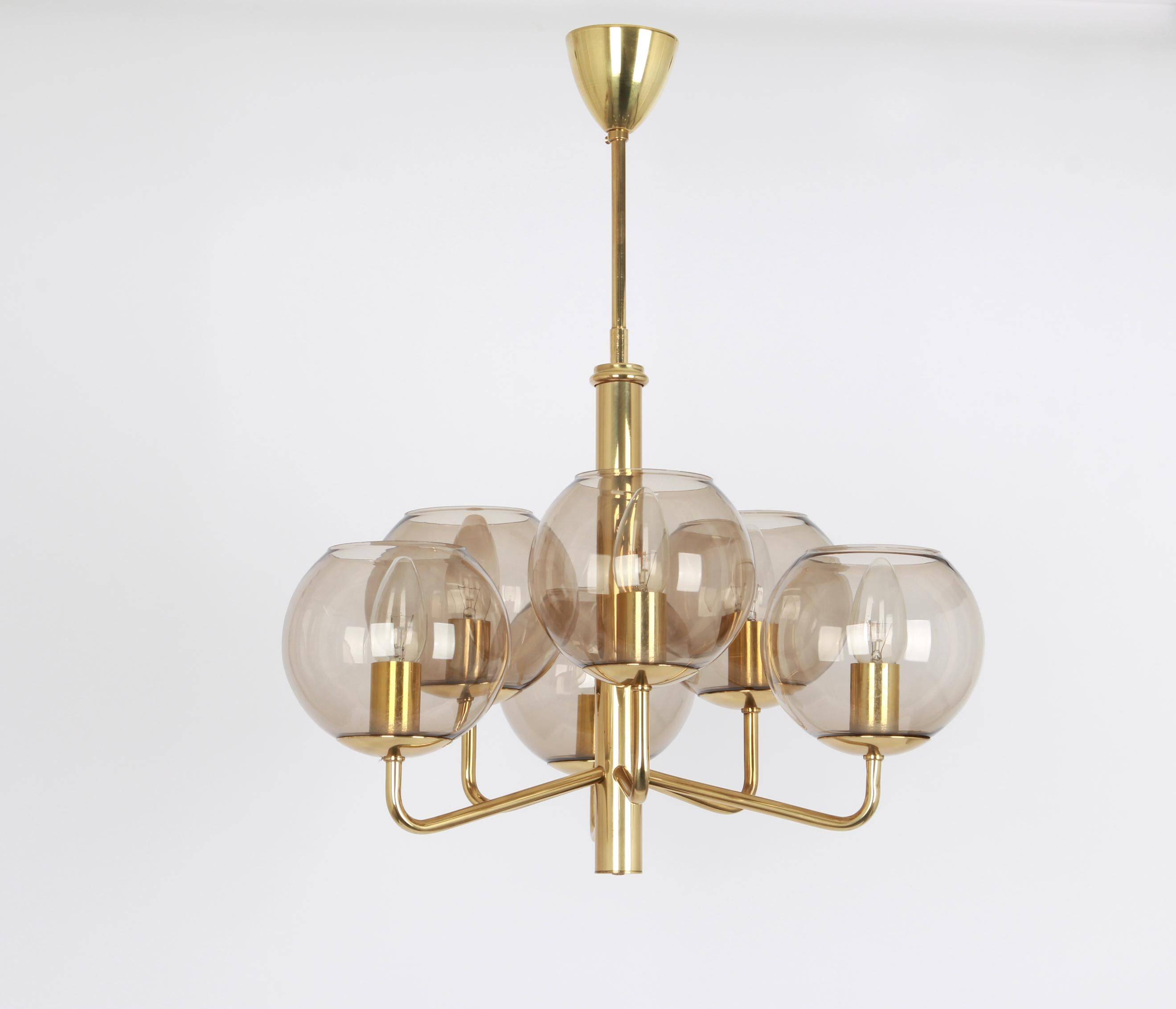 Petite suspension de designer style Sciolari, années 1960