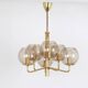Petite suspension de designer style Sciolari, années 1960