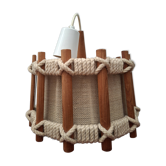 Scandinavian suspension in braided rope
