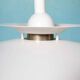 Vintage Scandinavian bowl lamp, minimalist mid-century pendant.