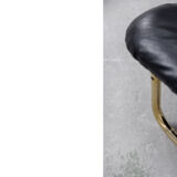 Scandinavian leather sofa by John-Bertil Häggström for Swed-Form, 1970s