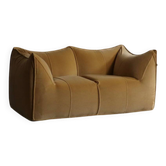 Le Bambole sofa in velvet by Mario Bellini for B&B Italia, 1970s