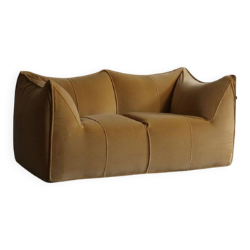 Le Bambole sofa in velvet by Mario Bellini for B&B Italia, 1970s