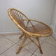 Adult rattan shell armchair from the years 60-70