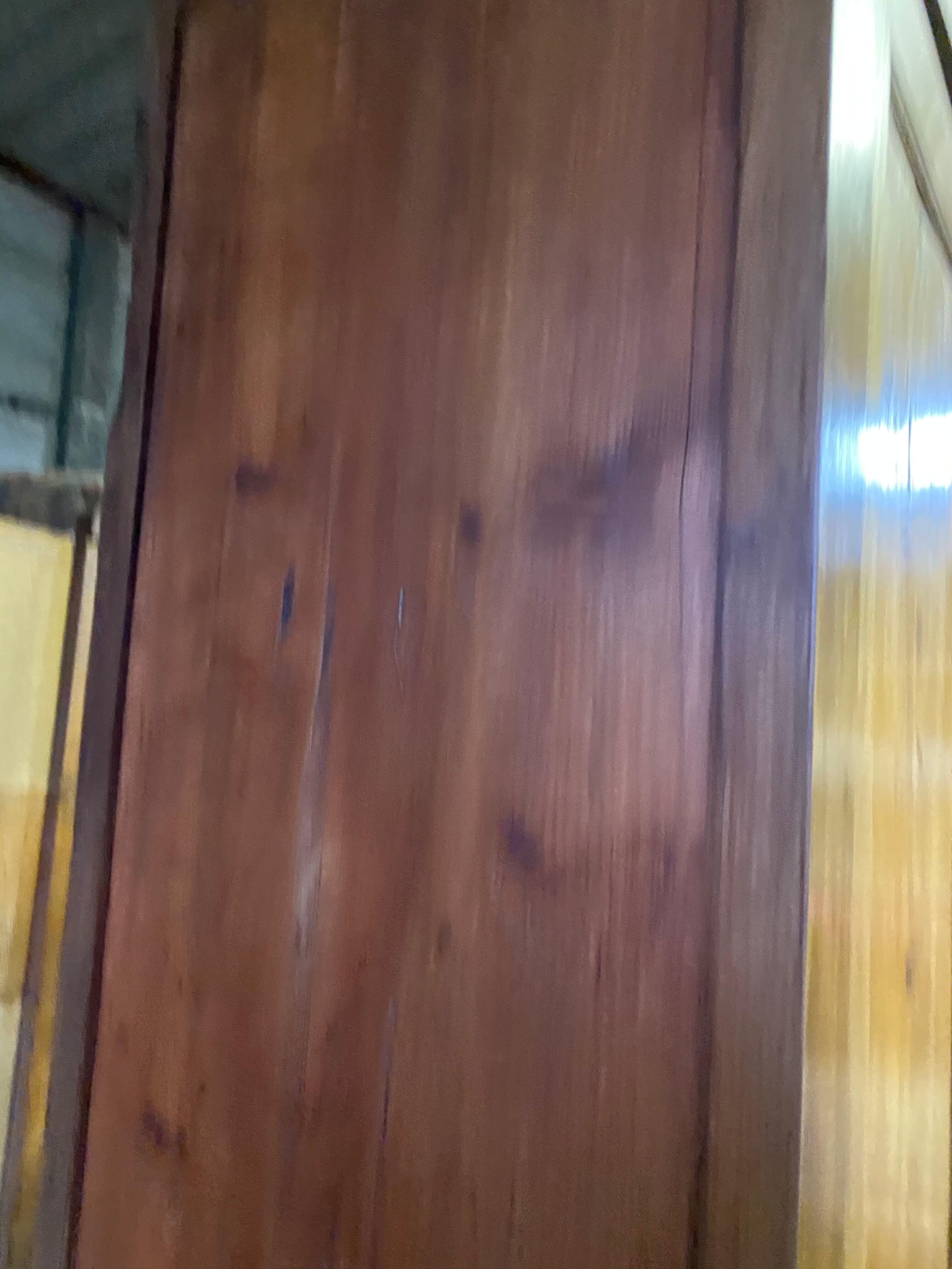 Large old pine cabinet