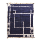 Modern Blue Rug - 284 x 207 cm