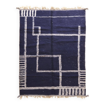 Modern Blue Rug - 284 x 207 cm