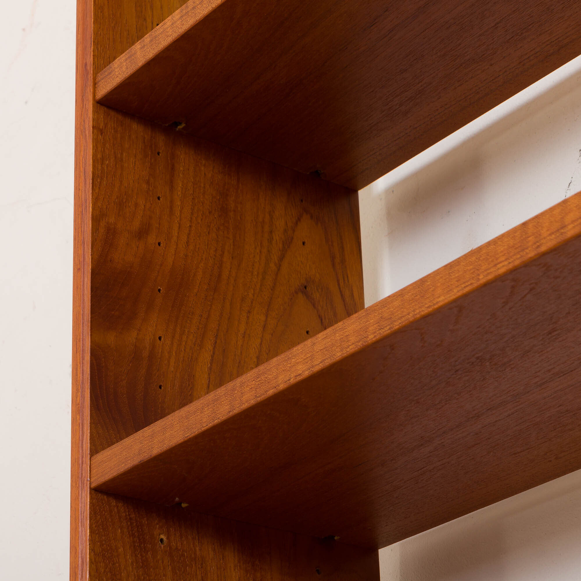 Norwegian mid-century bookshelf credenza in teak, 60s