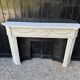 Louis XVI style fireplace in Carrara marble, circa 1880
