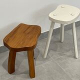 Wooden tripod stool set of 2