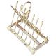 Art Deco Silver Plated Golf Ball and Club Toast Rack – Vintage Luxury Tableware