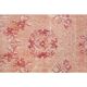 Vintage Turkish Oushak Handmade Wool Cotton Pink Area Rug 115x211