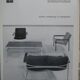 4 vintage design dining chairs in black leather mauser werke germany 1960s