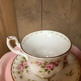Vintage Royal Albert June porcelain cup and saucer, English manufacture
