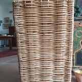 Antique wicker trunk
