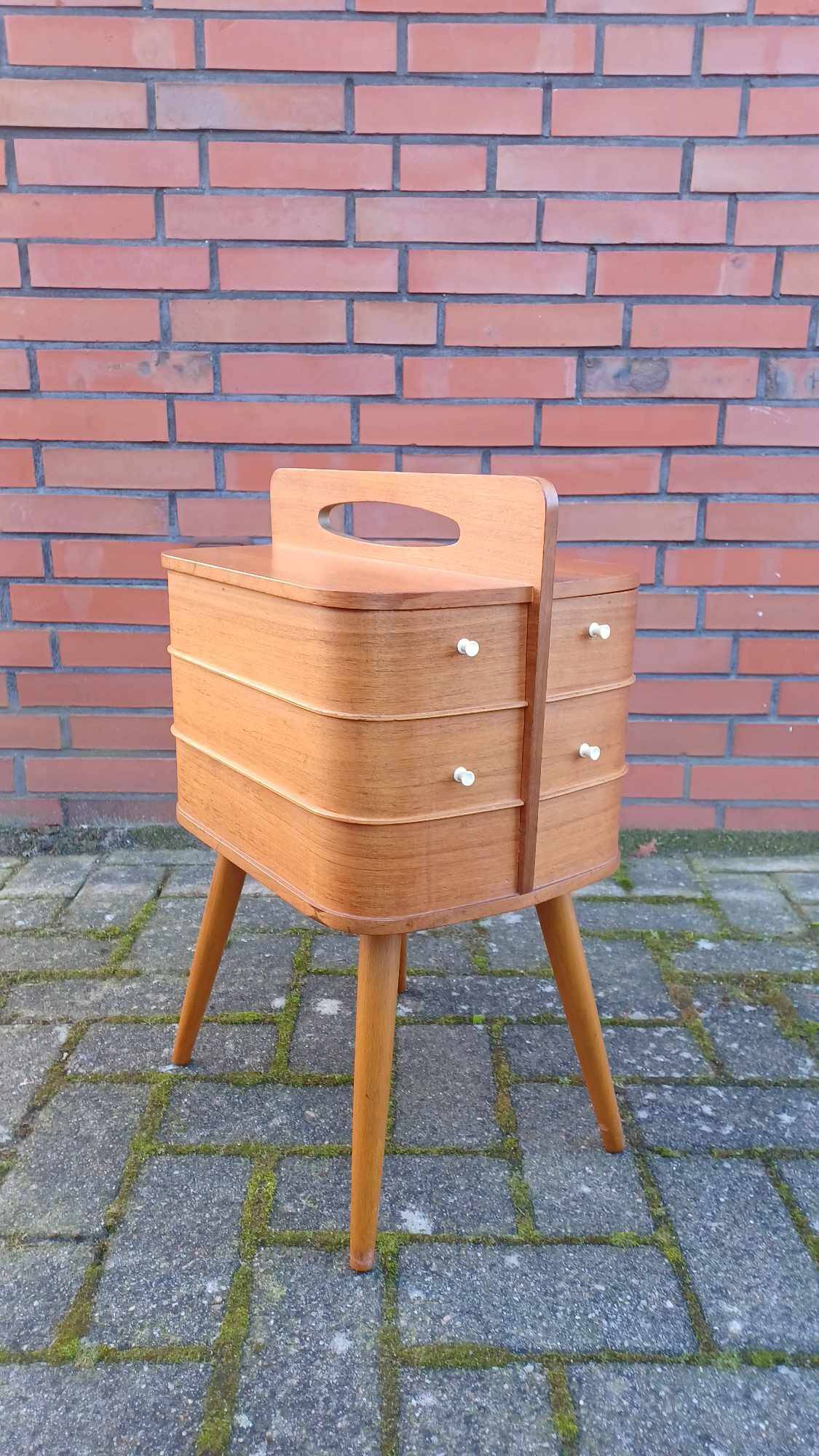 Table de nuit Vintage 1970 Teck