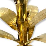 Lampe de sol table en laiton de palmier Bottega Gadda Italie, 1960