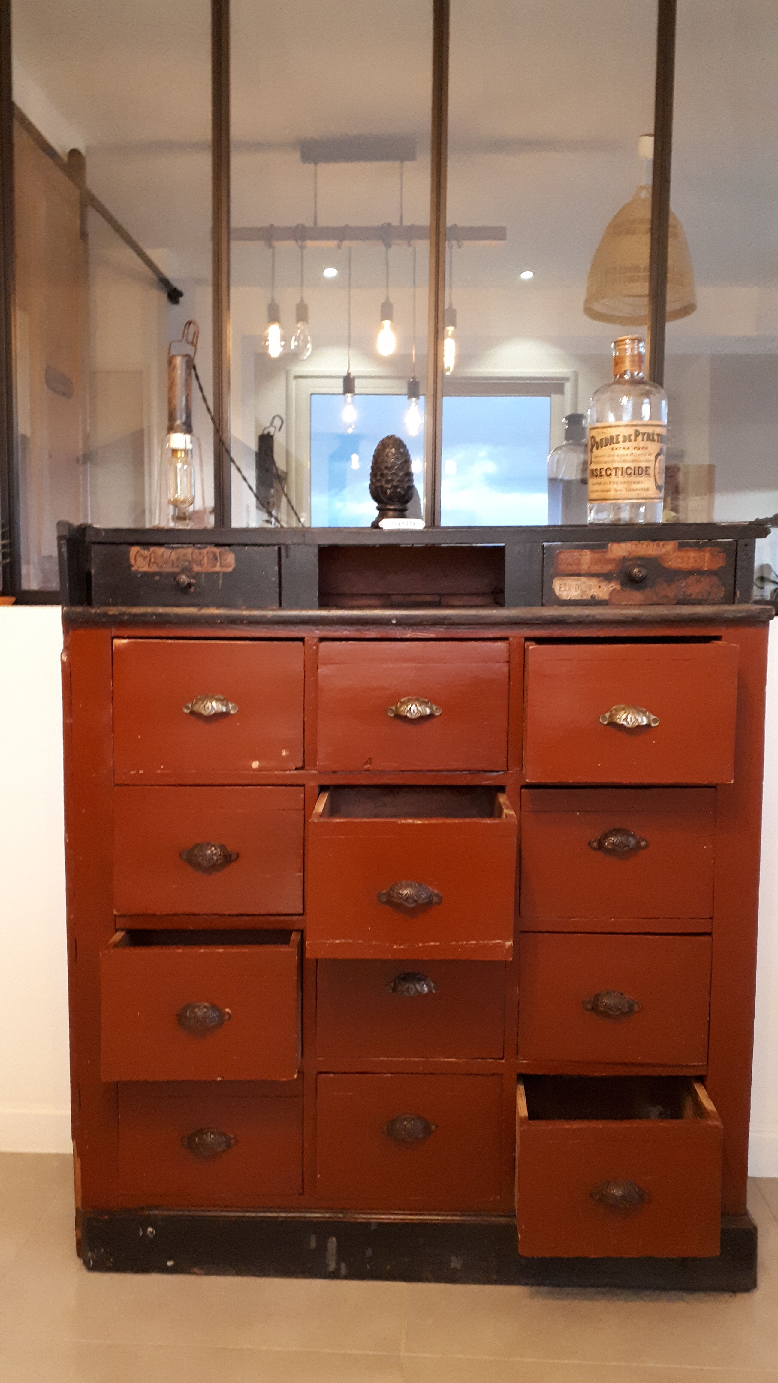 Pharmacy furniture 1900