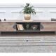1970s Turkish Handmade Wool Kilim Striped Runner Rug 131x260
