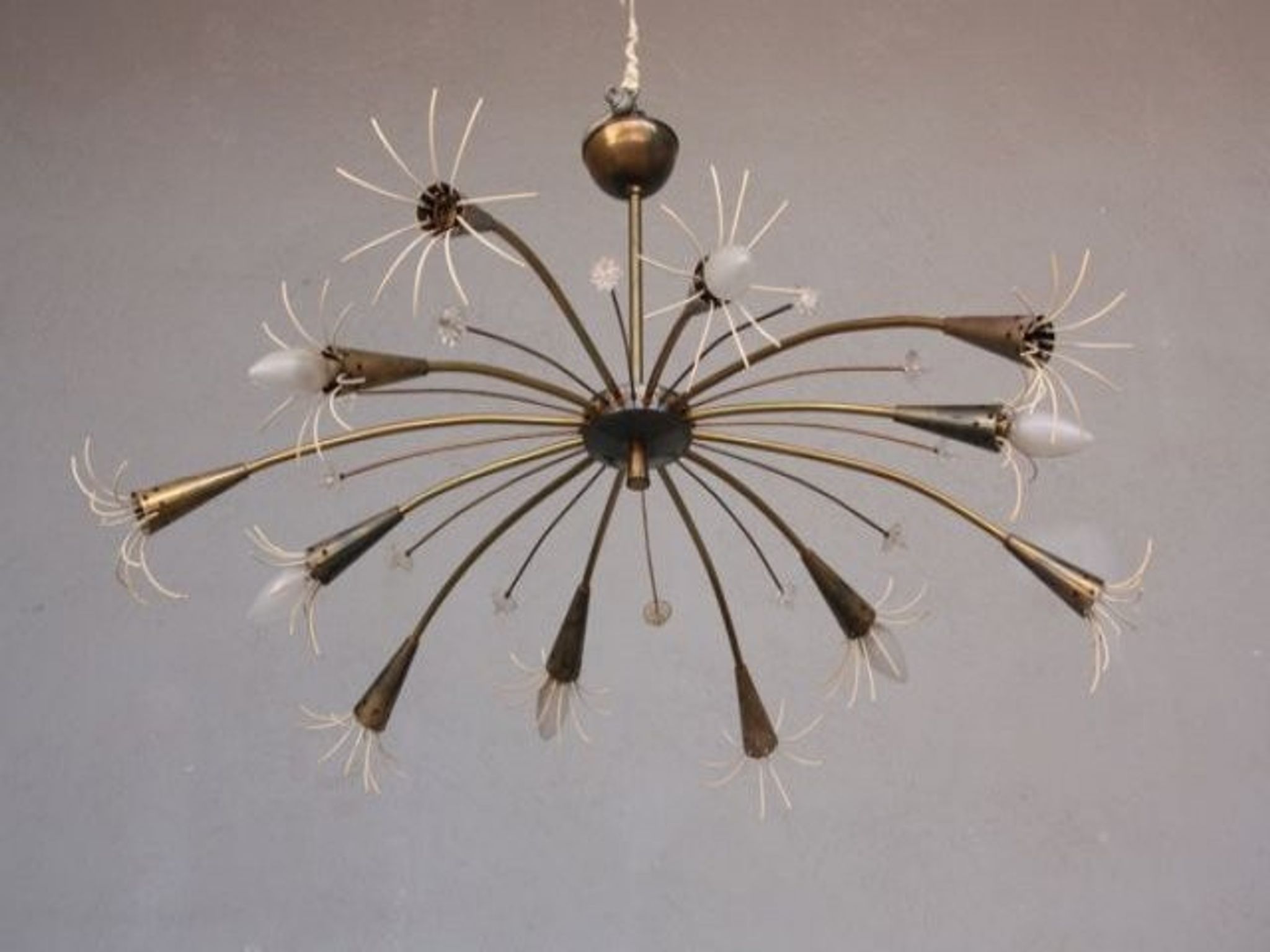 Chandelier 12 light 1960