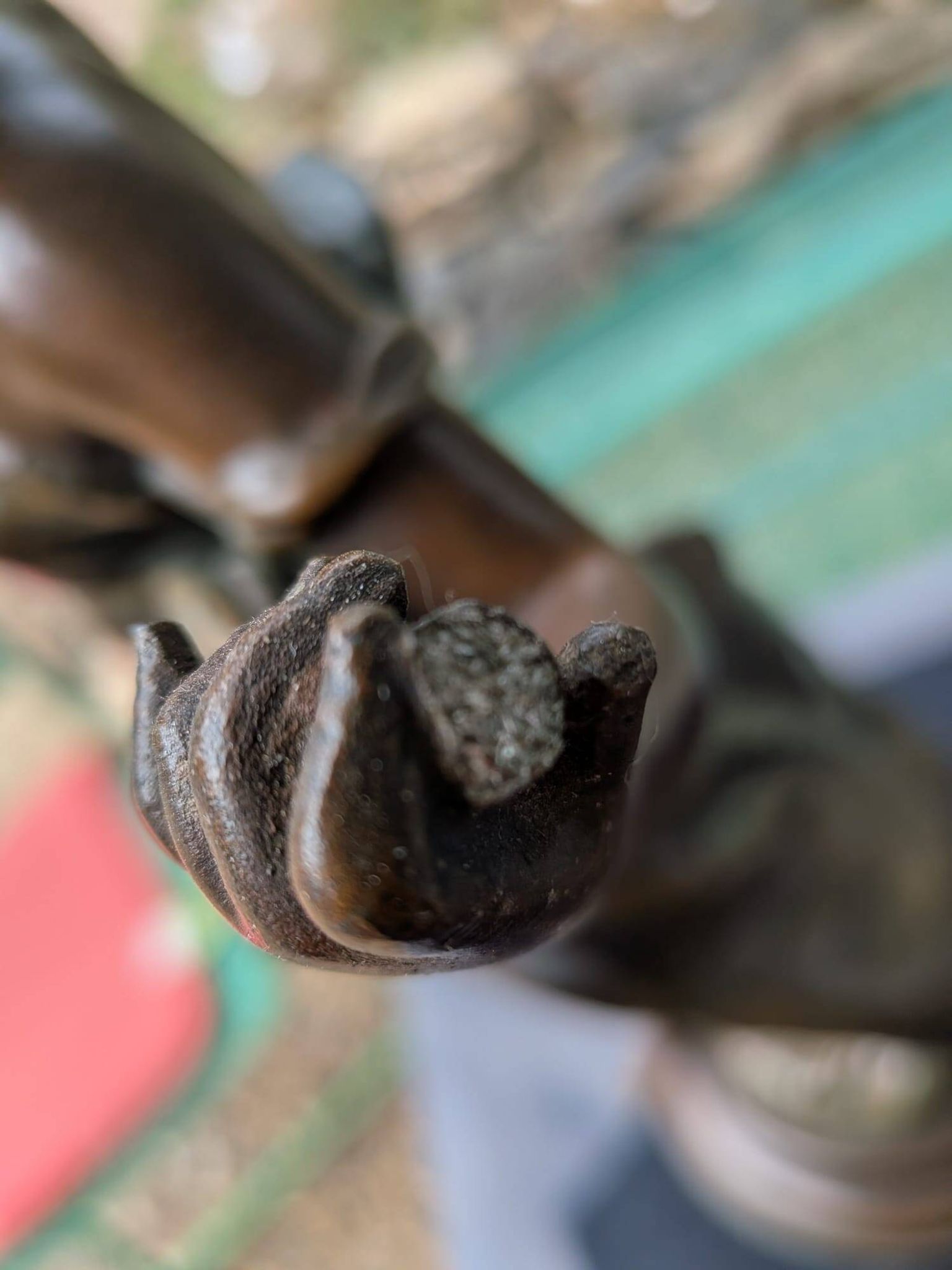 Ancient statue in bronze "Melody" after Auguste Moreau – Art Nouveau