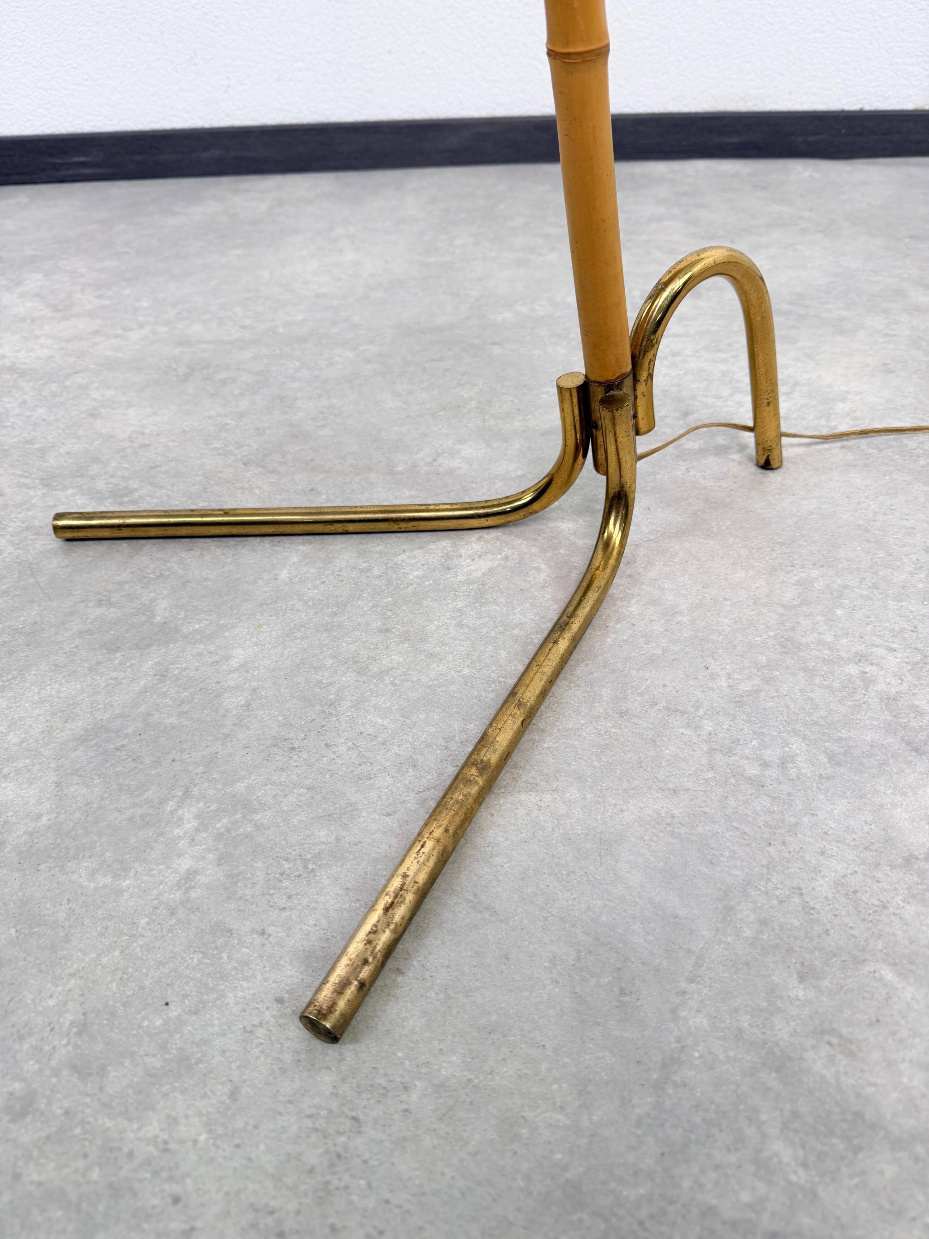 Bamboo floor lamp by Rupert Nikoll (Austria)