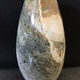 Vase soliflore in natural pierre onyx light green