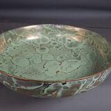 Celadon green porcelain cut Ateliers de Sèvres J. Mazeaud J. Faverot 26 cm sb