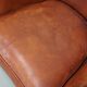 Vintage Dutch cognac leather club chair, 1970s, set of 2