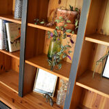 Patinated black cupboard