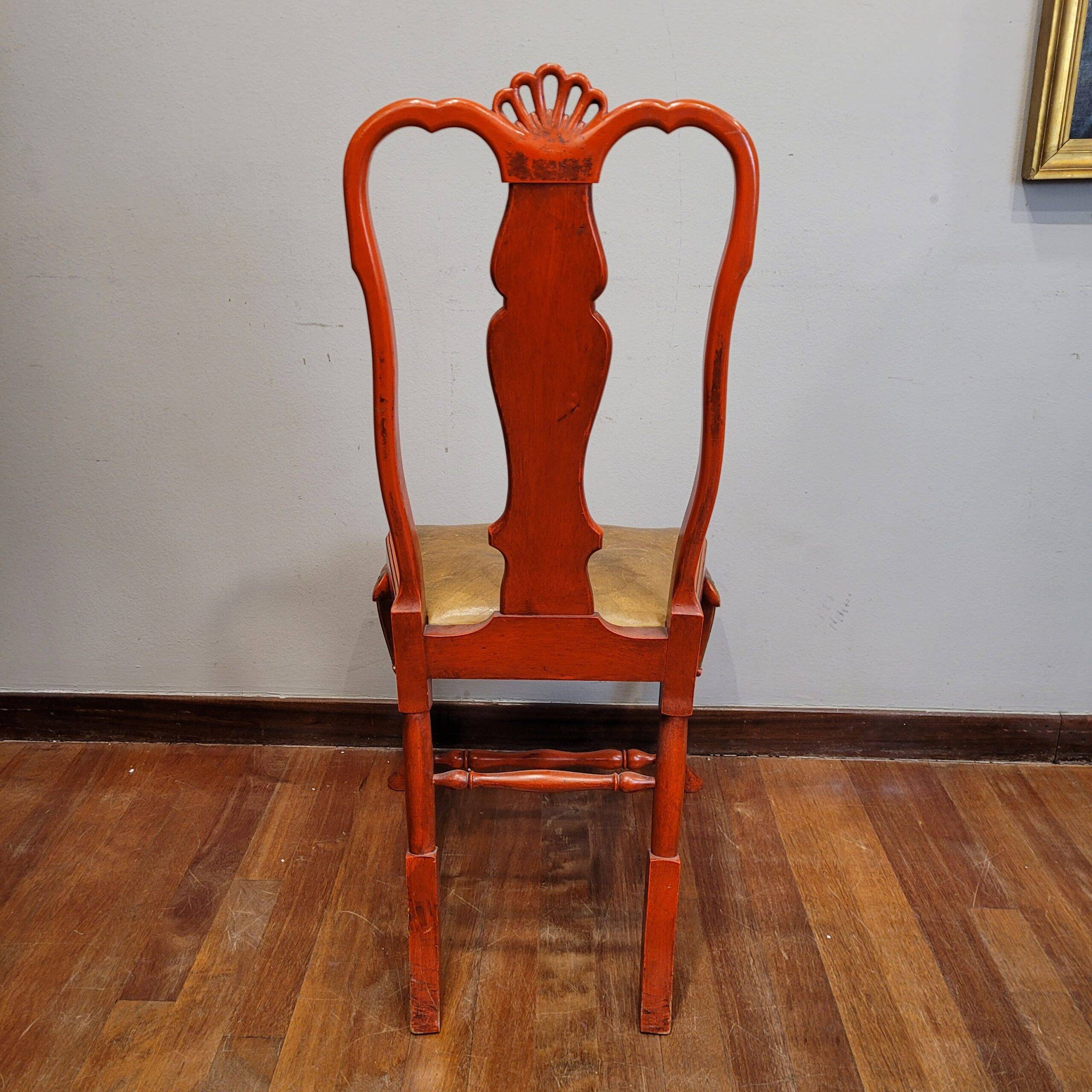 Pair of lacquered wood Chippendale chairs, after Pierre Lottier, 1970s – Spain