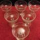 Service of 6 19th century cut crystal champagne cups